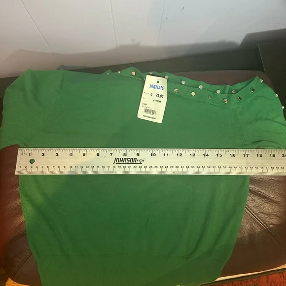 Liu Jo off shoulder Green Sweater - Picture 5 of 6